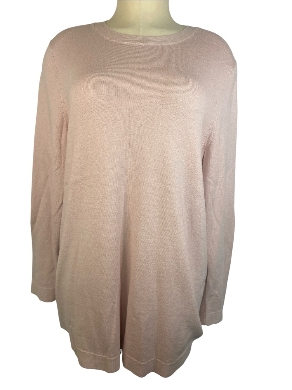 J. Jill Long Sleeve Crewneck Sweater - Blush Pink Women’s Large